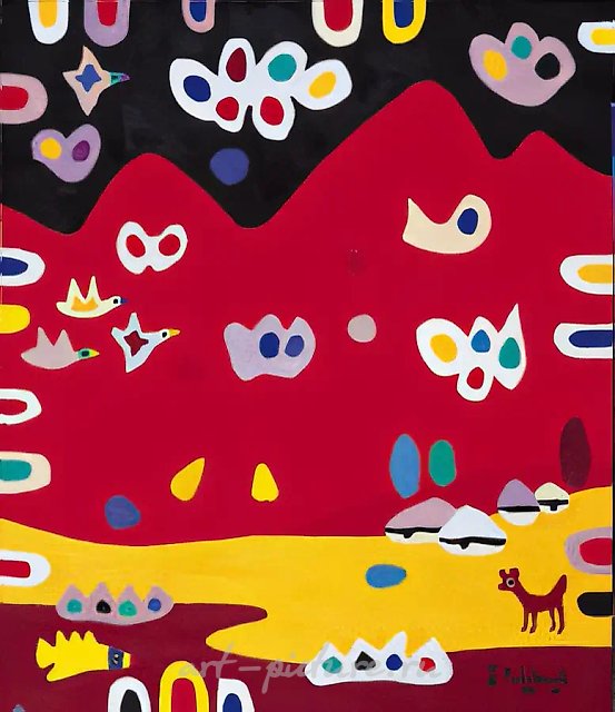 Облако и ветер, 1998, масло на холсте, 90,9x72,7