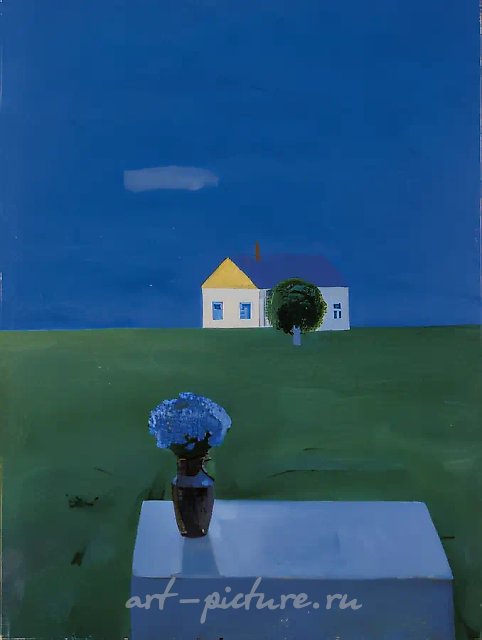 房子，1998年，布面油画，80×60厘米