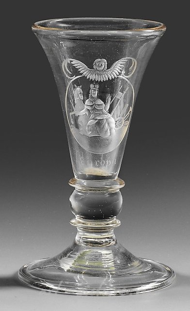 Small Baroque Cup with Allegory of Europe