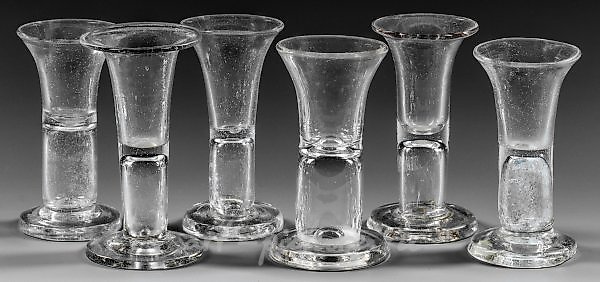 Six Schnaps or Brandy glasses