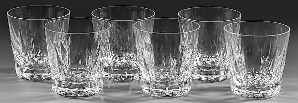 Sentence of six Saint-Louis whiskey glasses "Provence"