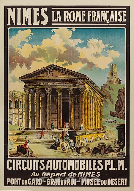 Отличный путеводитель "Nimes La Rome Francaise". Оригинальное название.
