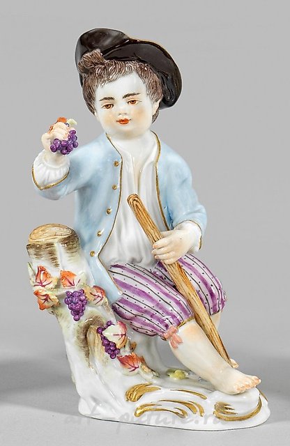 Gärtnerknaabe mit Trauben translates to "Gardener's Apprentice with Grapes" in English.