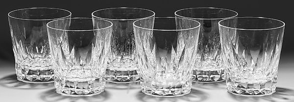 Sentence of six Saint-Louis whiskey glasses "Provence"