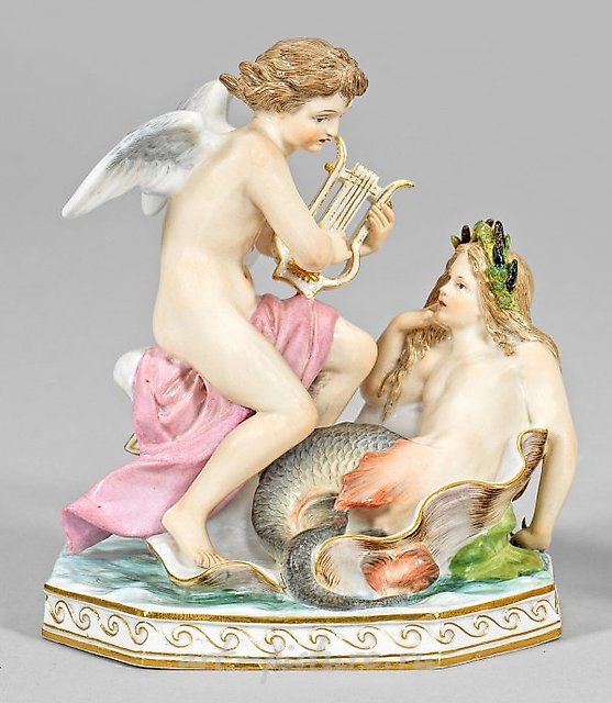 Group of Figures "Amor and Nixie"