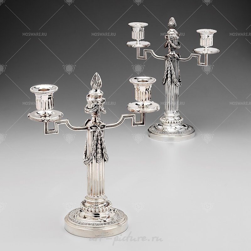 Подсвечник Фаберже Faberge серебро ограниченная серия