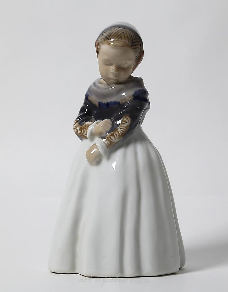 "Amager girl. Denmark, Copenhagen, Royal Copenhagen."