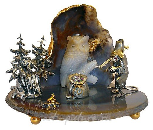 The jewelry composition "Treasure Hunter"