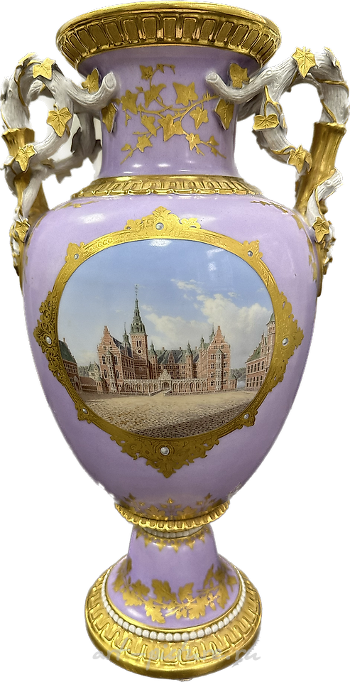 Royal Copenhagen ваза 19 век