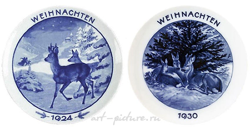 Теодор Кернер. Настенная тарелка Рождественская. 1924, 1930 гг.