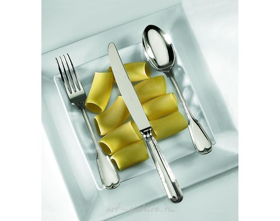 Piemontese Silver Cutlery Set by Schiavon