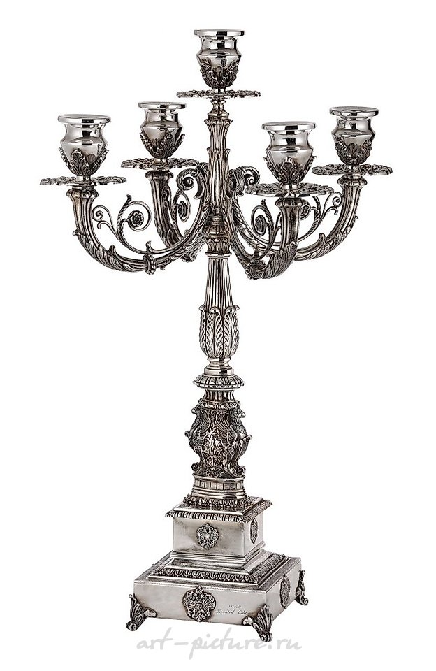 Подсвечник Anna Pavlova, Faberge, Фаберже, серебро