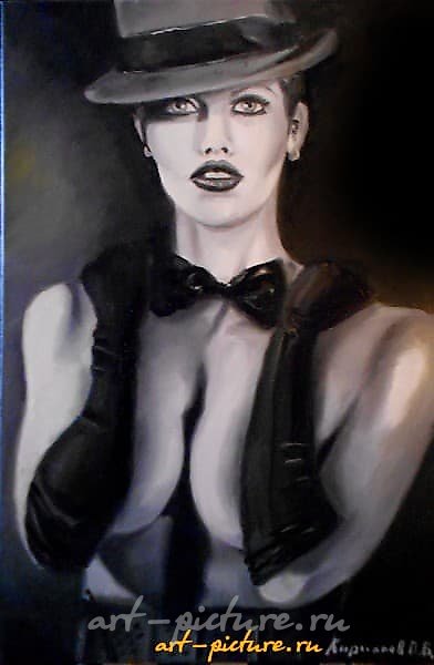 "In the shadow of desires, oil, canvas."