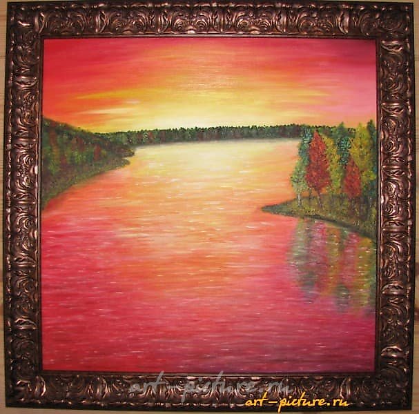 Рассвет холст, масло 