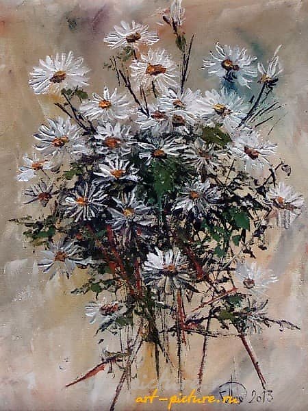 罗马花油，画布