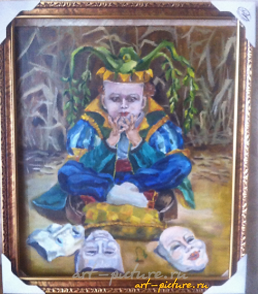Маски масло,холст 