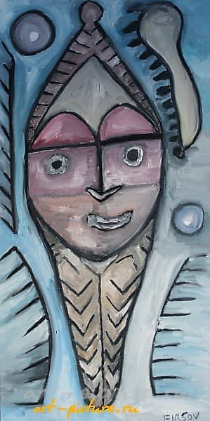 Mask 2 Mixed Media 