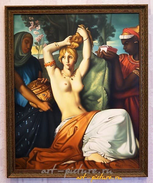 T. Shosseri "Esfiri's Toilet" canvas, oil paint