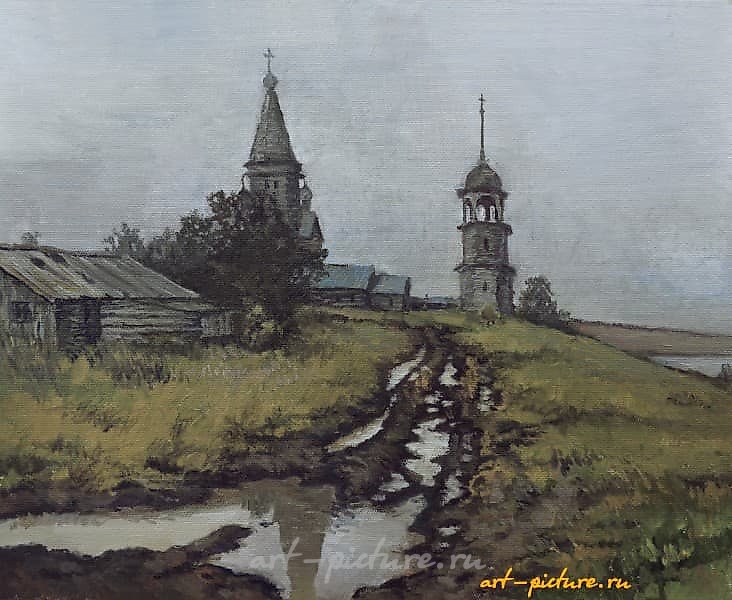 Церковь Вознесенская Холст/Масло 
