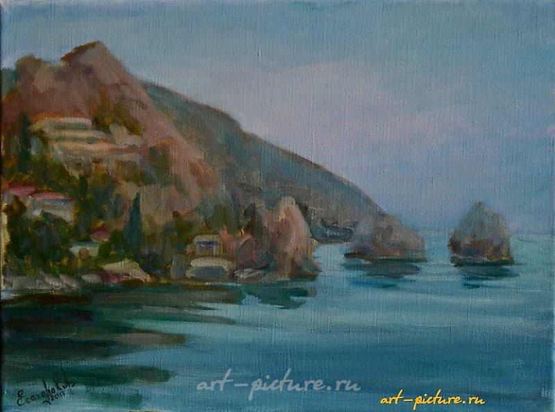 Вечерний этюд холст, масло 