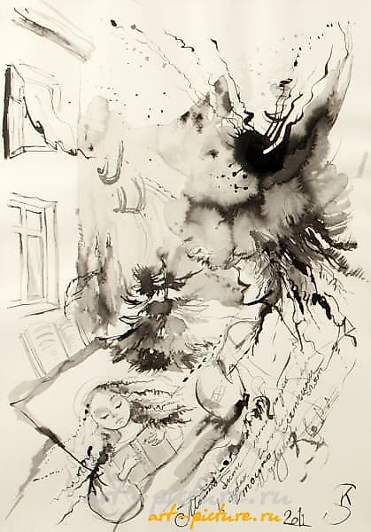 АСЯ БУМАГА, ТУШЬ, (PAPER, INK), 