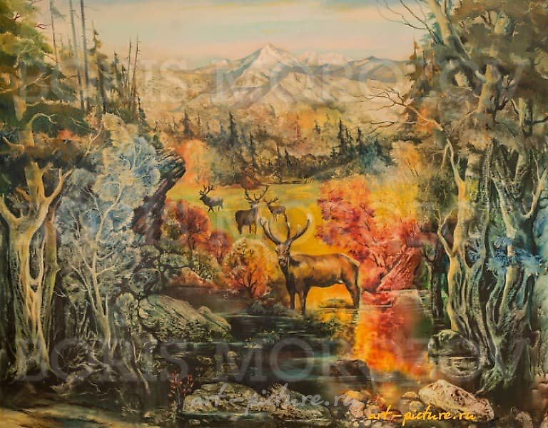 «Заповедник» Холст / Масло 