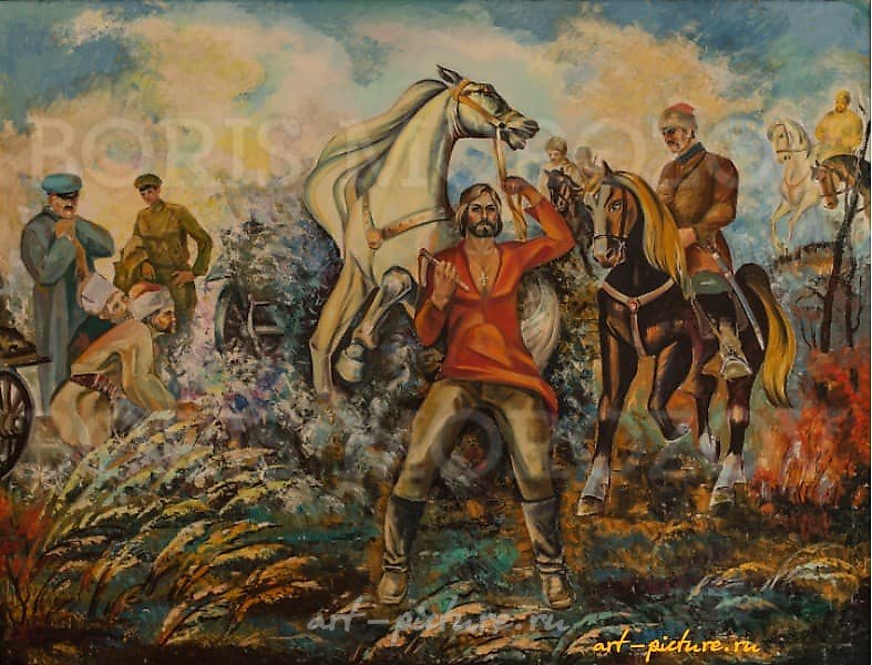 «Батька Атаман» Холст / Масло 