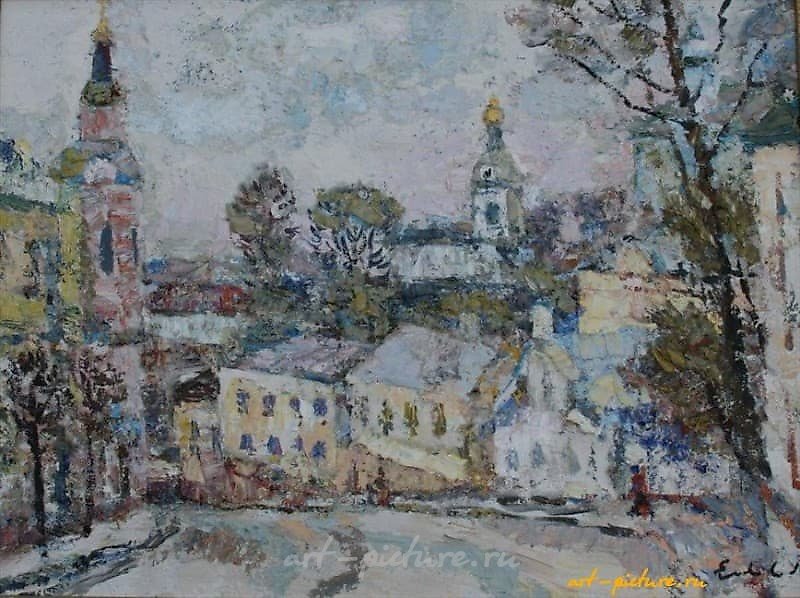 Смоленск. Благовещенская ул. Холст, масло. 60 х 80 см