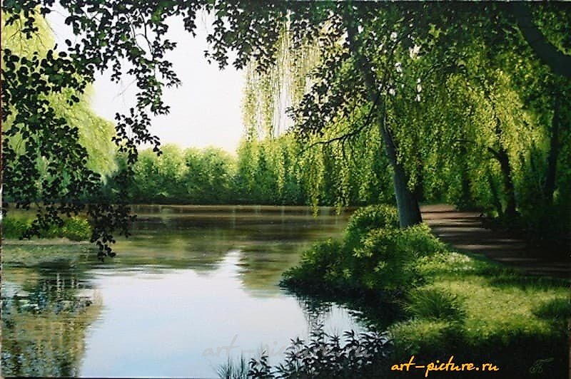 Летний полдень Масло,холст 