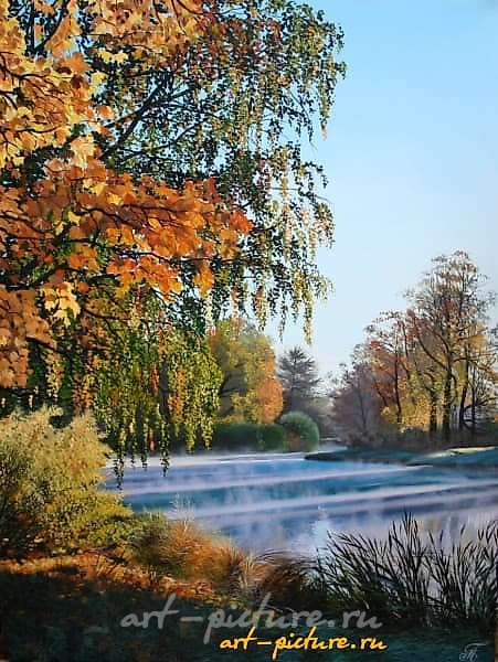 Утро туманное Масло,холст 