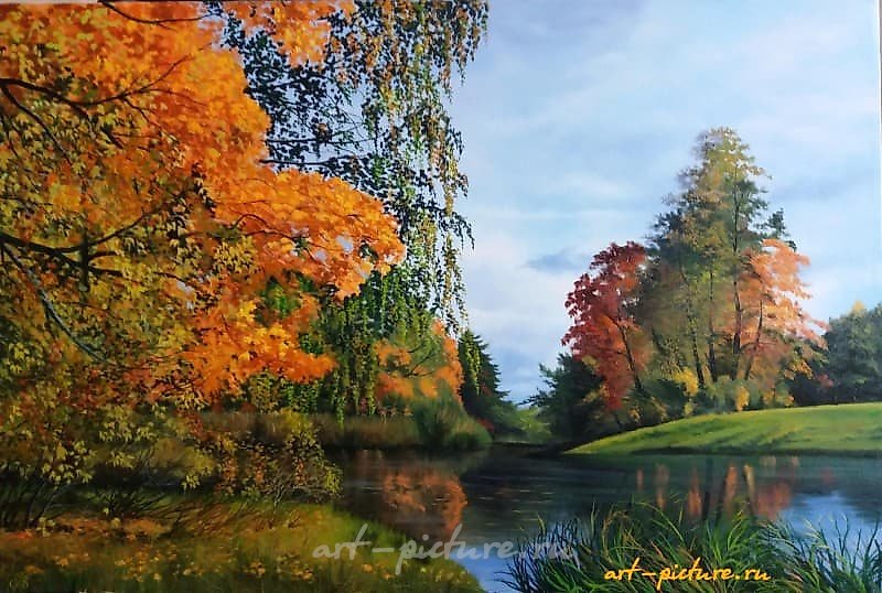 Золотая осень масло, холст 