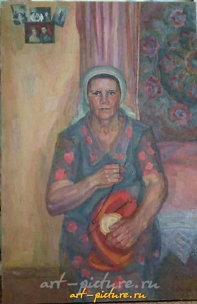 Мать Холст, масло