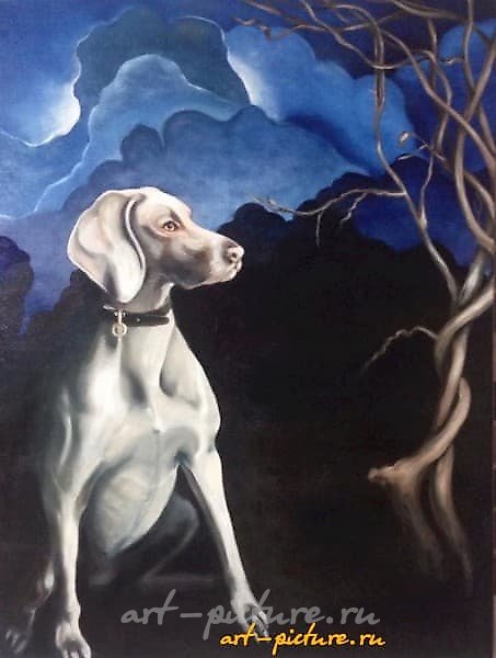 "Night Watch, oil on canvas"