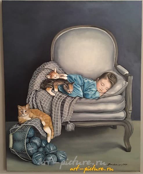 "Sweet Dream oil, canvas"