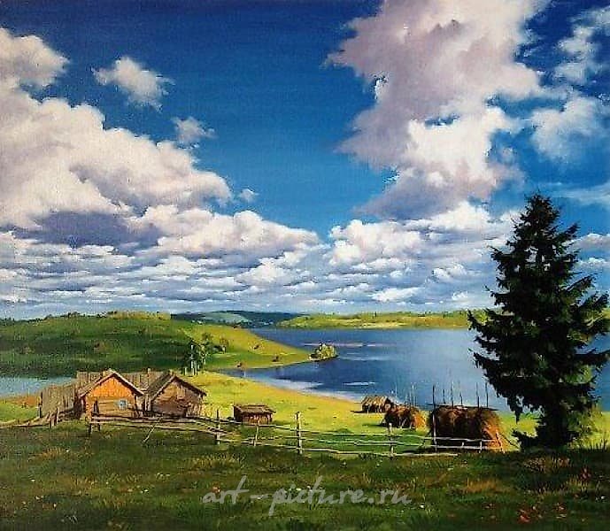 Пейзаж с рекой