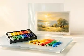 色粉画