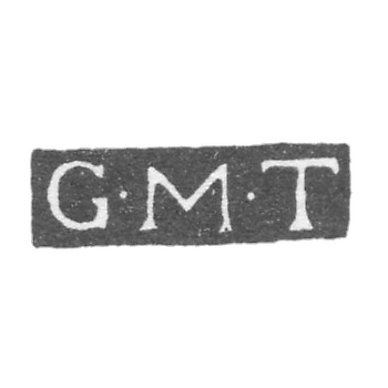 Клеймо мастера Тольпо Габриэль Мартен - Ленинград - инициалы "G-M-T"