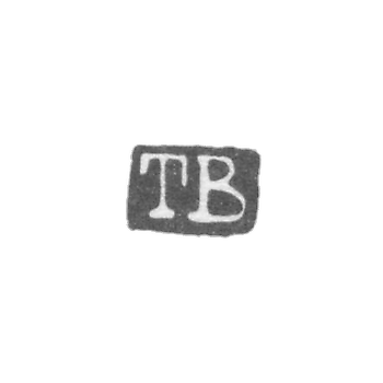 Клеймо мастера Боесесен Теодор - Ленинград - инициалы "TB"