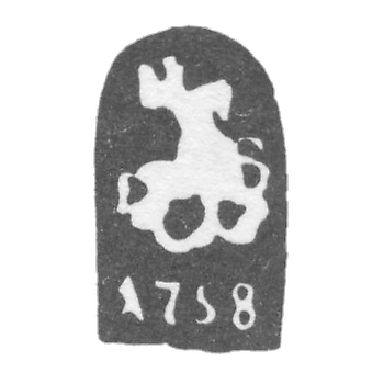 莫斯科市的纹章 1758年 "圣帕斯卡尔" (Simplified Chinese translation of "Городское клеймо Москвы 1758 г. "Георгий Победоносец"")