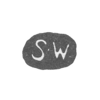 Клеймо мастера Векева Стефан - Ленинград - инициалы "S-W"