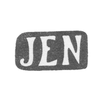 Клеймо мастера Нагель Дитрих Иоганн - Пярну - инициалы "JEN" - 1840-1854 гг.