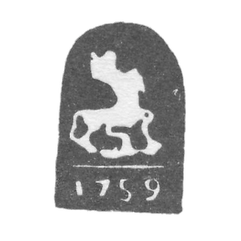 Городское клеймо Москвы 1759 г. "Георгий Победоносец"