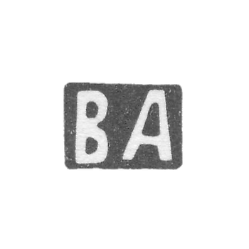 Клеймо мастера Акимов В. - Москва - инициалы "ВА" - 2-я половина 19 века - 1908 г.