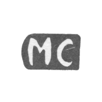 Клеймо мастера Смирнов Михаил Васильев - с. Красное - инициалы "МС" - 1898 г.