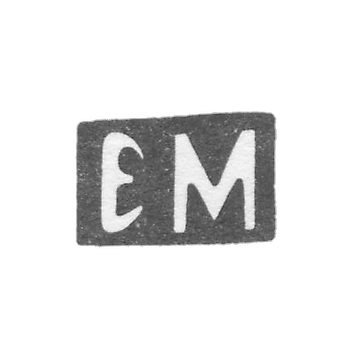 Клеймо неизвестного мастера - с. Красное - инициалы "ЕМ" - начало 20 века