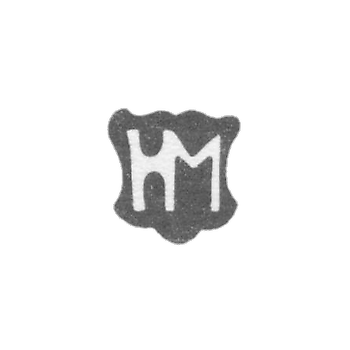 Клеймо мастера Мейер Хенрих - Рига - инициалы "HM" - 1654-1694 гг.