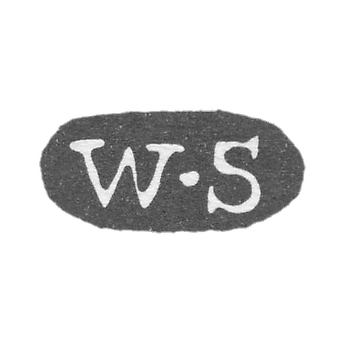 Клеймо мастера Зенгбуш Фридрих Вильгельм - Ленинград - инициалы "W-S"