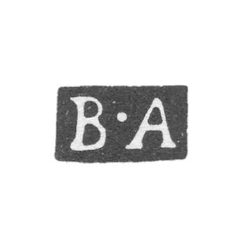 Клеймо неизвестного пробирного мастера Москвы - инициалы "В-А" - 1760-1794 гг.