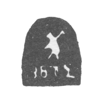 Городское клеймо Ярославля 1872 г. "Медведь"