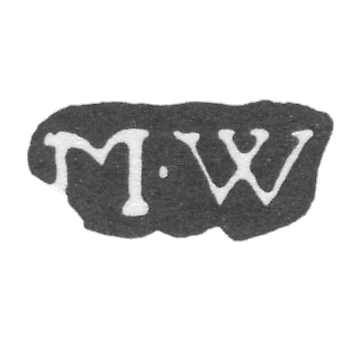 Клеймо мастера Вессель Матиас - Ленинград - инициалы "M-W"